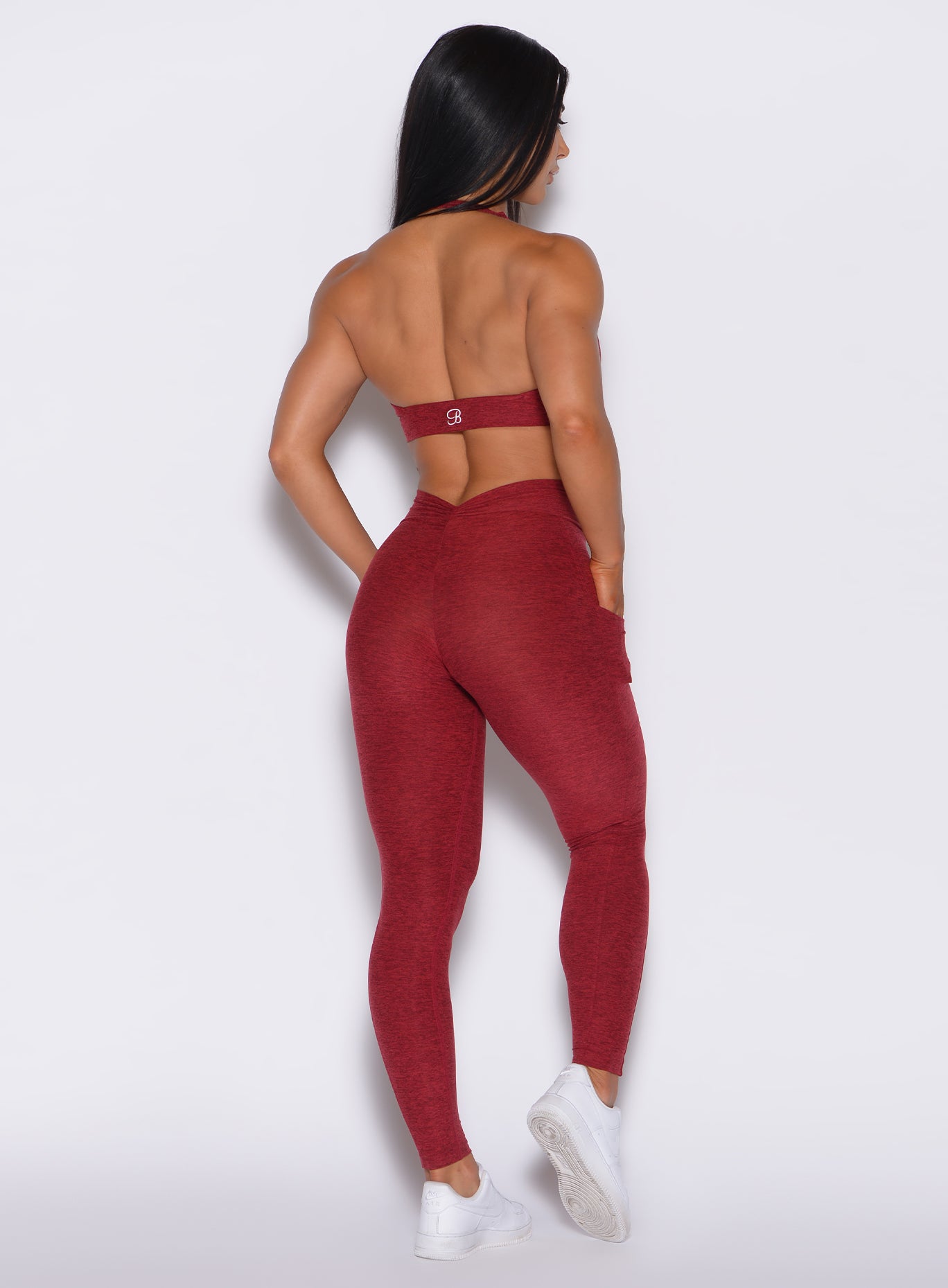 V Back Leggings